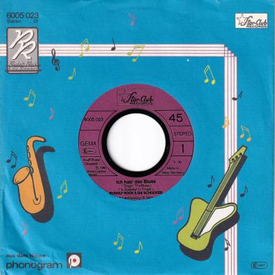 Rudolf Rock & die Schocker - Ich hab den Blues (7" Single)