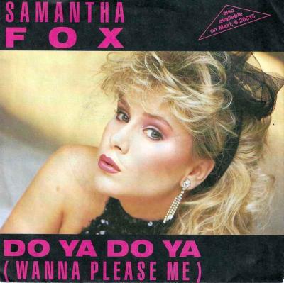 Samantha Fox - Do Ya Do Ya (7" Jive Vinyl-Single Germany)