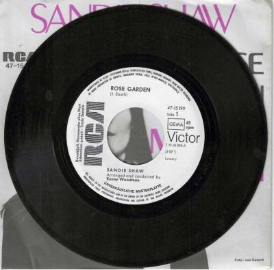 Sandie Shaw - Rose Garden: Warenprobe (7")