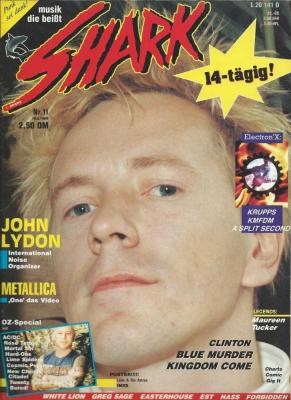 Shark Musikmagazin - Ausgabe 11/1989: Komplett mit Poster