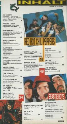 Preview: Musikmagazin 20 - 1989 Index