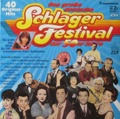 Das grosse deutsche Schlager-Festival - 50er Jahre (DLP)