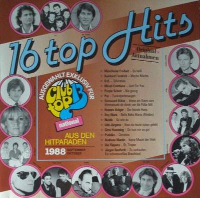 Club Top 13 - Nationale Hits September/Oktober 1988 (LP)