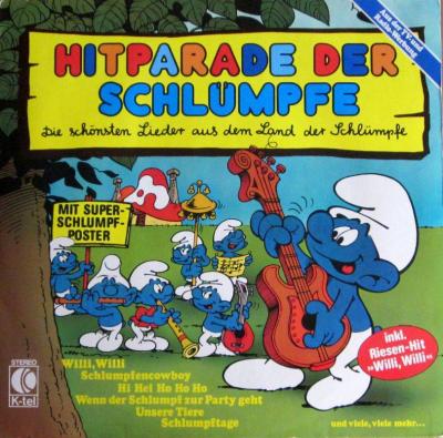 Die Schlümpfe - Hitparade: mit Poster (K-tel Vinyl-LP)
