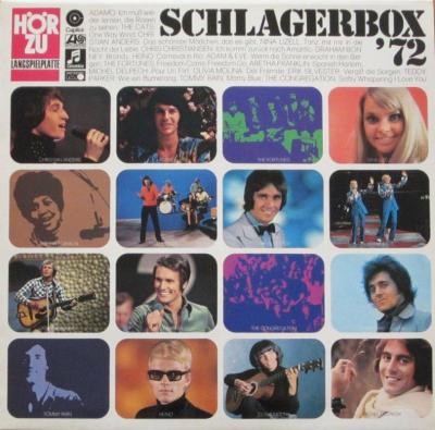 Schlagerbox 1972 - 16 aktuelle Top-Hits (HörZu Vinyl-LP)