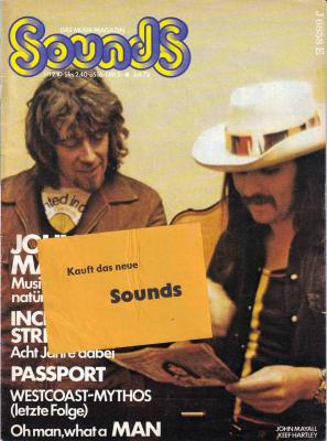 Sounds Juli 1973 Heftcover
