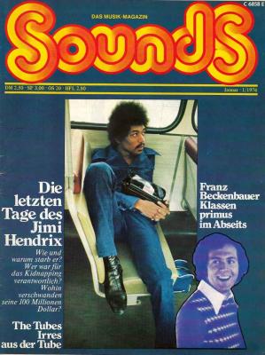 Sounds January 1976 cover