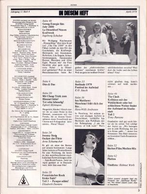 Preview: Sounds April 1979 Index