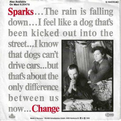 Sparks - Change / This Town Ain't Big Enough For... (7")