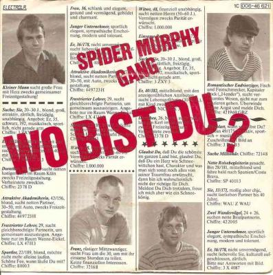 Spider Murphy Gang - Wo bist du? (Vinyl-Single 1982)