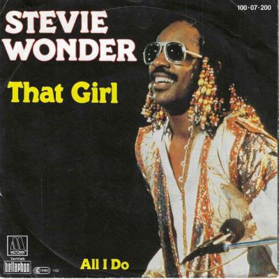 Stevie Wonder - That Girl (7" Vinyl-Single Germany)