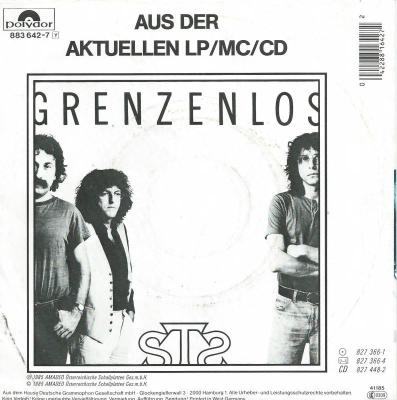 STS - Gö, Du bleibst heut Nacht bei mir (7" Single back cover)