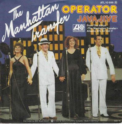 The Manhattan Transfer - Operator (7" Single)