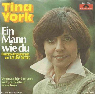 Tina York - Ein Mann wie du (Polydor Vinyl-Single)