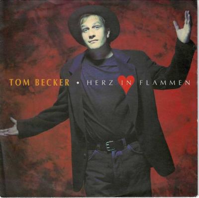 Tom Becker - Herz in Flammen (7" Ariola Vinyl-Single)