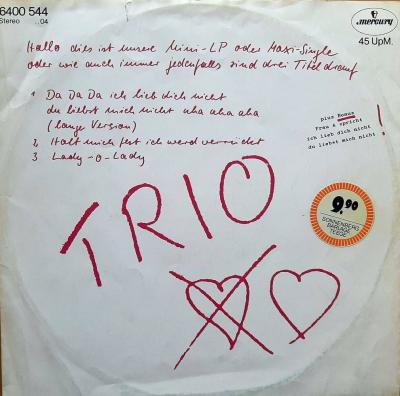 Trio - Da Da Da: Ich lieb dich nicht... (12" Maxi-Single)