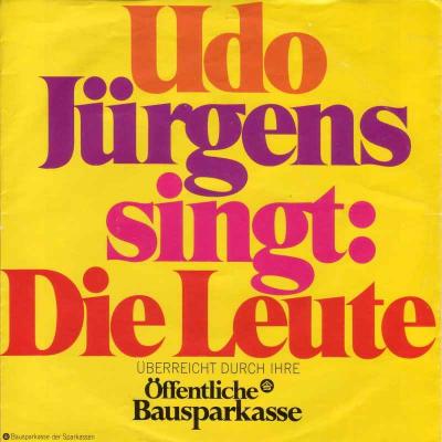 Udo Jürgens - Die Leute: Werbeplatte (Vinyl-Single)