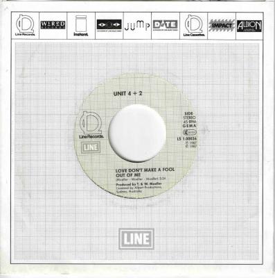 Unit 4 + 2 - Love Don't Make... (7" Single)