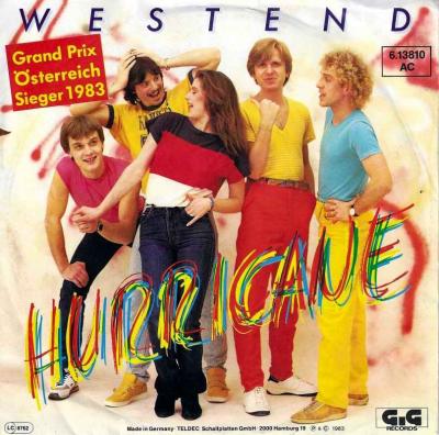 Westend - Hurricane (Gig-Records Vinyl-Single Germany)