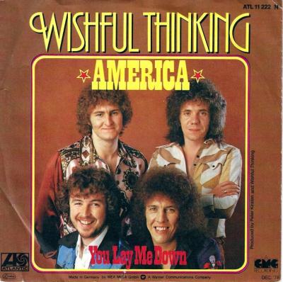 Wishful Thinking - America (7" Atlantic Single Germany)