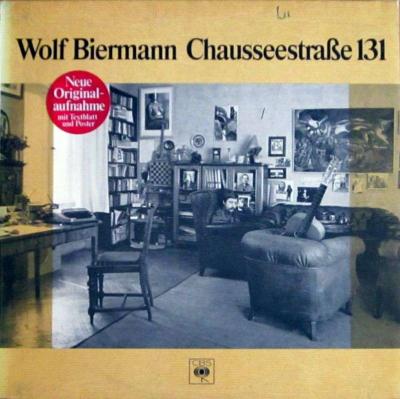 Wolf Biermann - Chaussestraße 131: mit Poster (CBS LP)