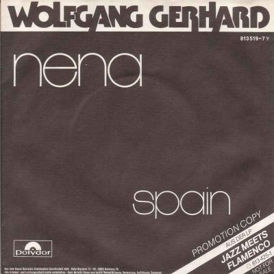 Wolfgang Gerhard - Nena / Spain: Promo Copy (Single)