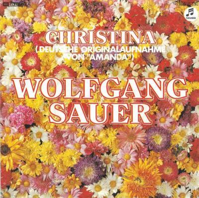 Wolfgang Sauer - Christina (Odeon Vinyl-Single Germany