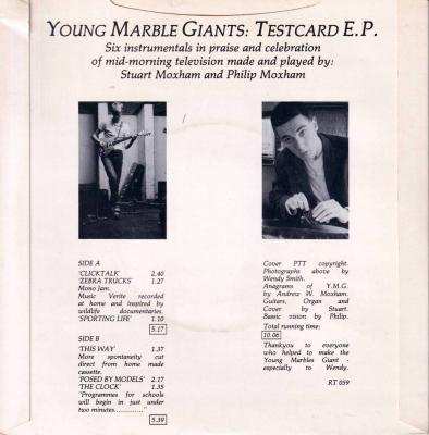Preview: Young Marble Giants - Testcard EP: 6 Tracks (7