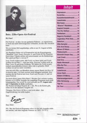 Preview: Zillo 06/1991 Inhalt