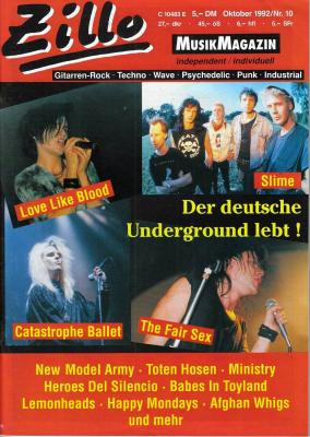 zillo 10 1992 Heftcover