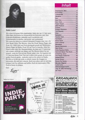 Preview: Zillo 05/1993 Inhalt