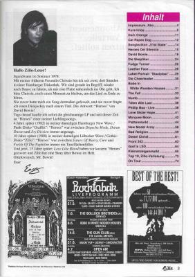 Preview: Zillo 06/1993 Inhalt