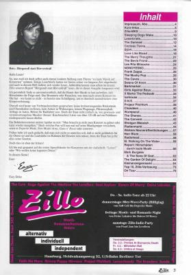 Preview: zillo 02 1994 Inhalt