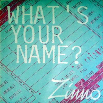 Zinno - Whats Your Name? (Vinyl Maxi-Single Belgien)
