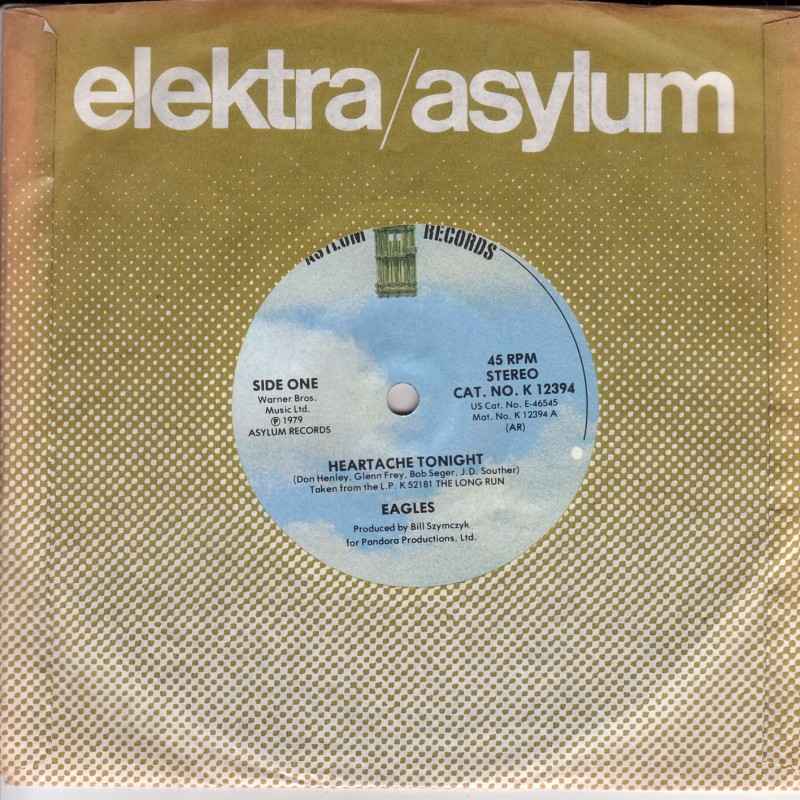 Eagles - Get Over It - 7 Single 45 rpm (vinyl single)