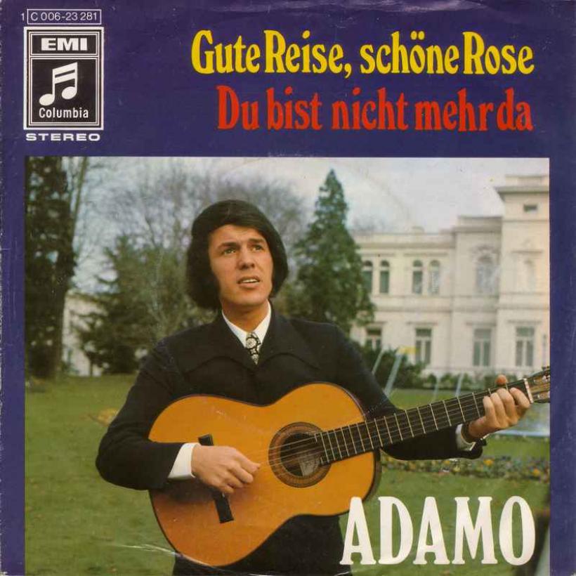 Adamo - Gute Reise, schöne Rose (Electrola Vinyl-Single)