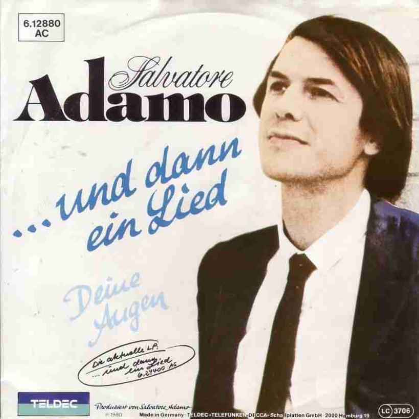 Adamo - und dann ein Lied (Teldec Vinyl-Single Germany)