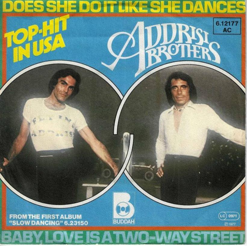 Addrisi Brothers - Does She Do It Like She Dances (7")