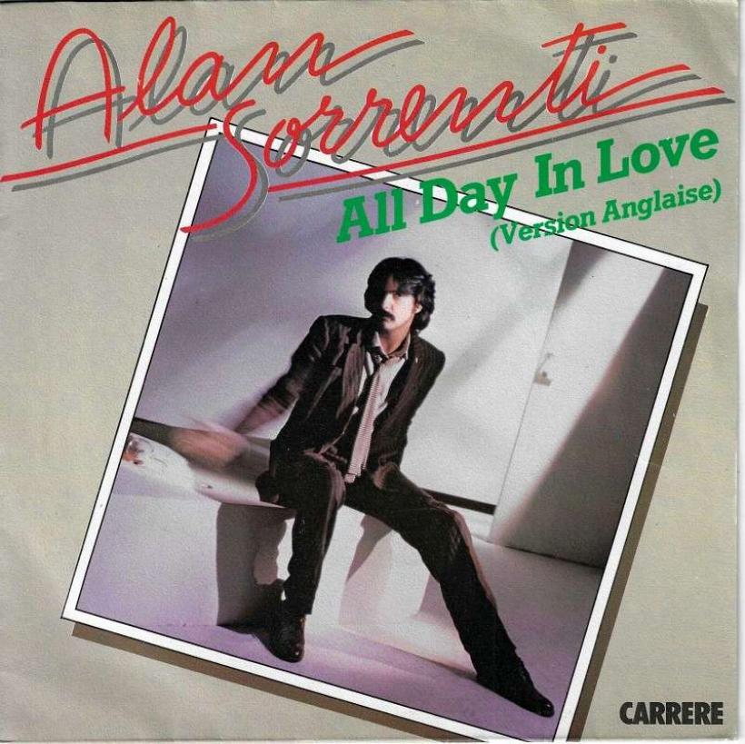 Alan Sorrenti - All Day In Love (7" Vinyl-Single France)