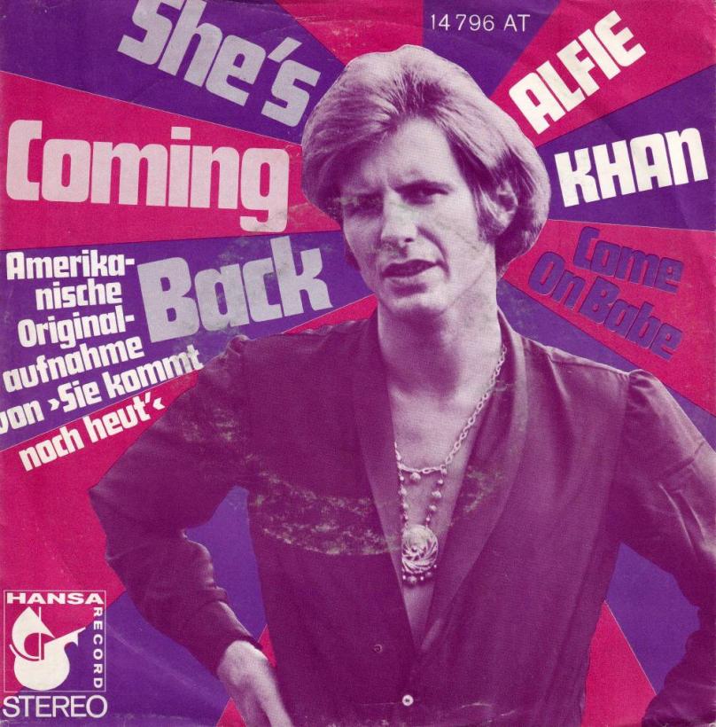 Alfie Khan - She's Coming Back (7" Vinyl-Single Germany)