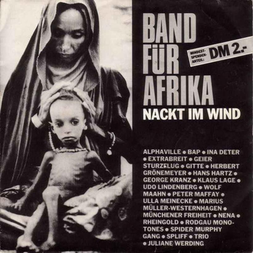 Band für Afrika - Nackt im Wind (CBS Vinyl-Single 1985)