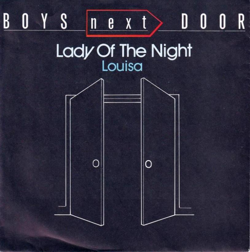 Boys Next Door - Lady Of The Night (7" Single Germany)