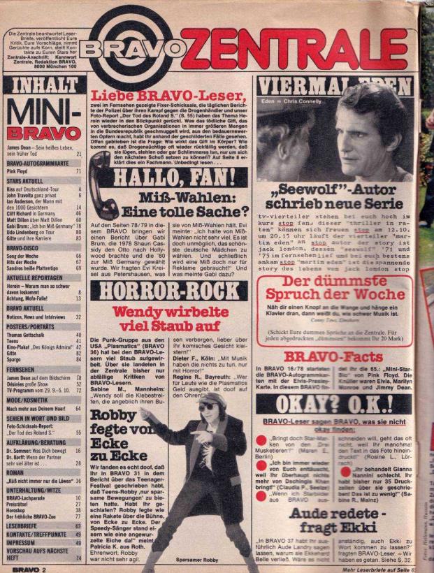 Bravo 40 1980 Inhalt