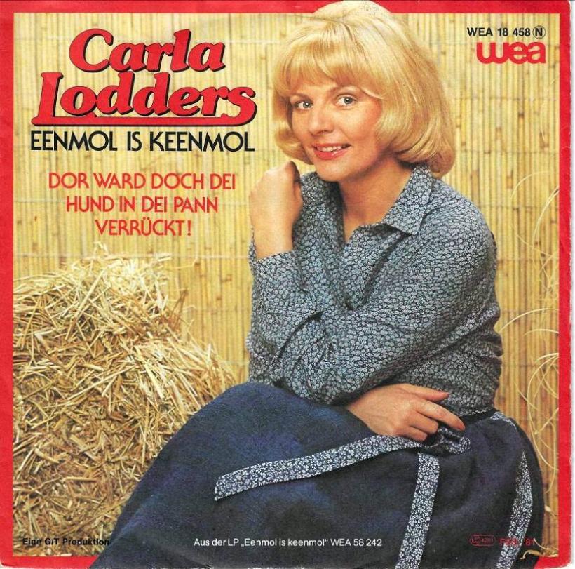 Carla Lodders - Eenmol is keenmol (7" WEA Vinyl-Single)