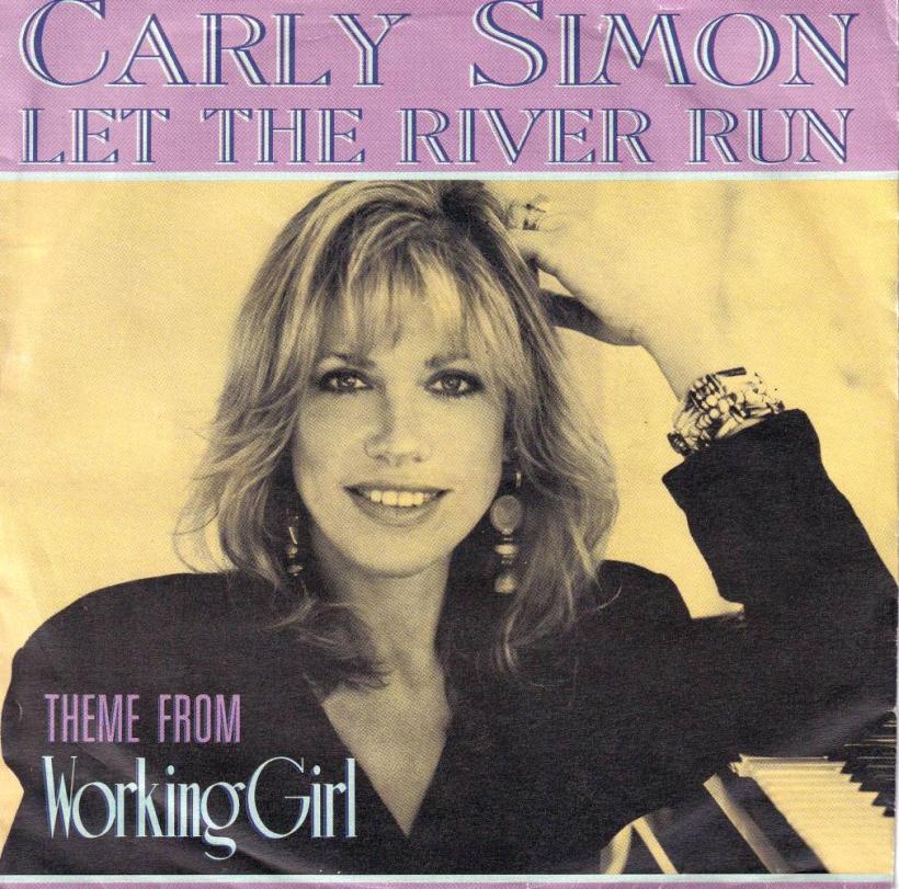 Carly Simon - Let The River Run (7" Vinyl-Single Germany)