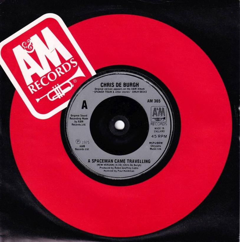 Chris De Burgh - A Spaceman Came Travelling: New Version (7")