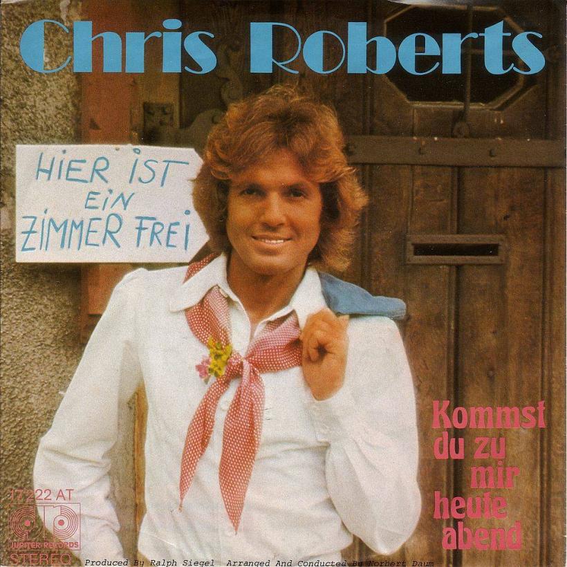 Chris Roberts - Hier ist ein Zimmer frei (7" Jupiter Single)