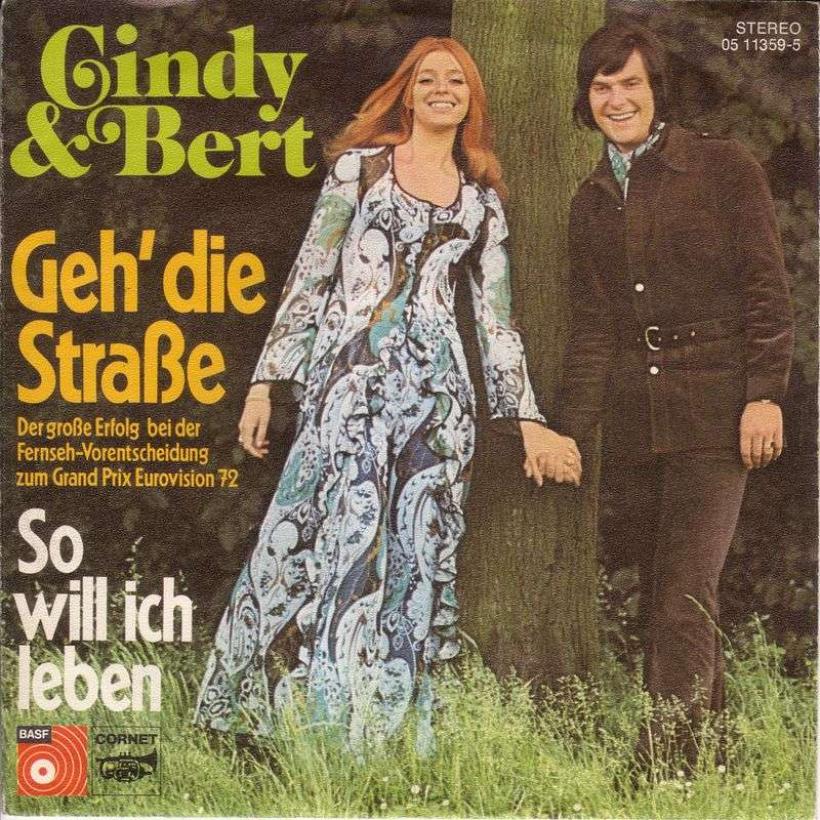 Cindy & Bert - Geh die Straße (7" Vinyl-Single Germany)