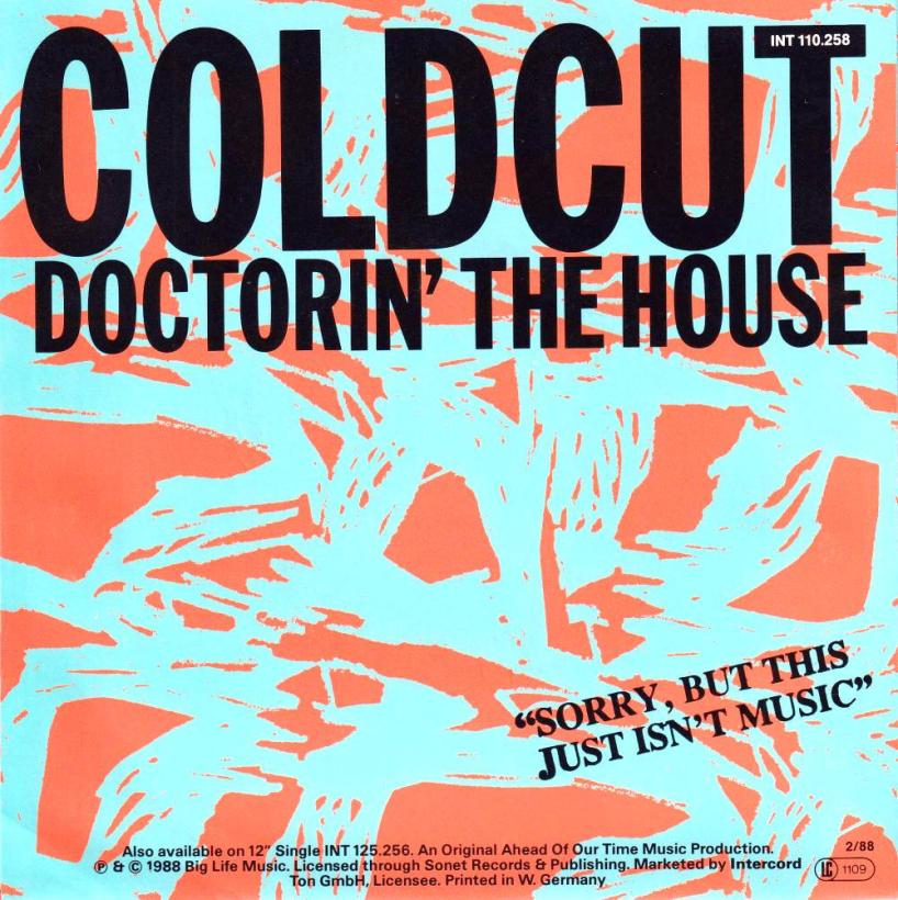 Coldcut - Doctorin The House (7" Rueckseite)