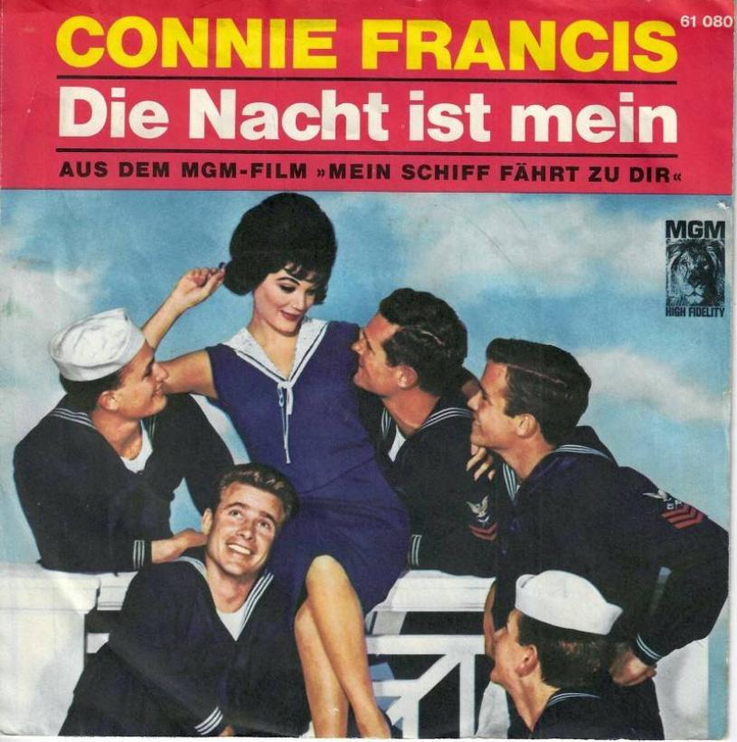 Connie Francis - Die Nacht ist mein (7" Vinyl-Single)